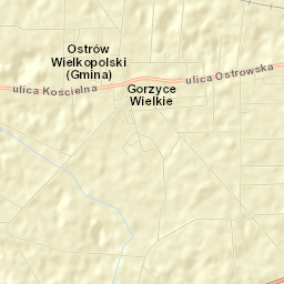 Gorzyce Wielkie Street Map