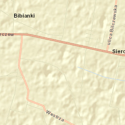 Sieroszewice Street Map