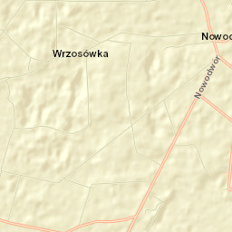 Nowodwór Street Map