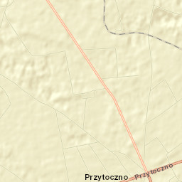 Przytoczno Street Map