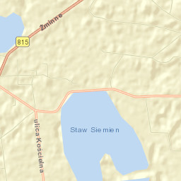 Siemień Street Map