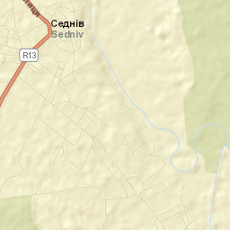 Sedniv Street Map