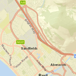 Port Talbot Street Map
