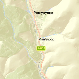 Pontycymer Street Map