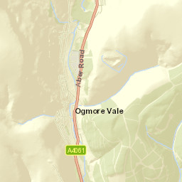 Saville Road, Ogmore Vale, Bridgend CF32 Street Map