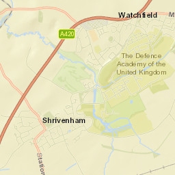 Shrivenham Street Map