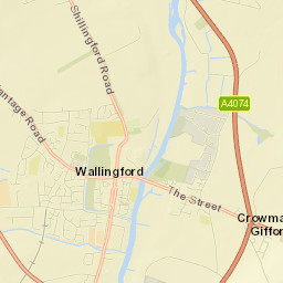 Wallingford Street Map
