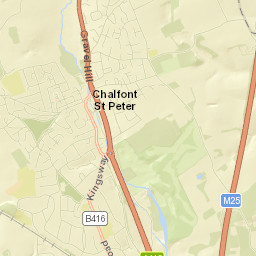 Chalfont Saint Peter Street Map