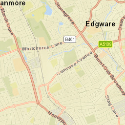 Edgware Street Map