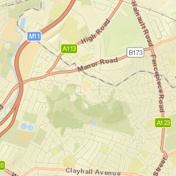 Grange Hill Street Map