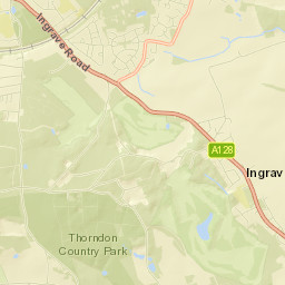 Ingrave Street Map