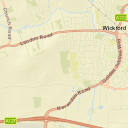 Wickford Street Map