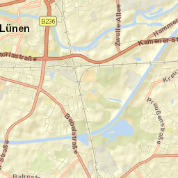 Lünen Street Map