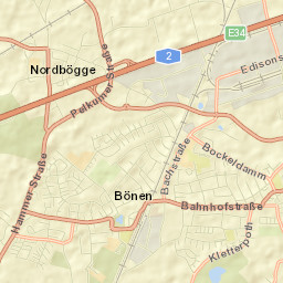 Bönen Street Map