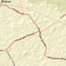 Welver Street Map