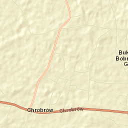 Powiat żagański Street Map