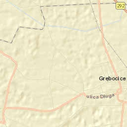 Grębocice Street Map
