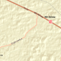 Powiat sieradzki Street Map