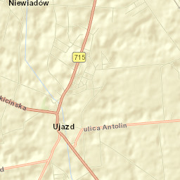 Ujazd Street Map