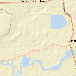 Jeziorzany Street Map