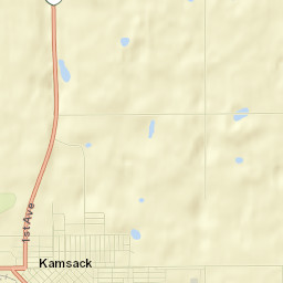 Kamsack Street Map