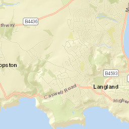 City and County of Swansea Street Map