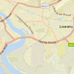 Southern Distributor Road, Newport NP20 Street Map