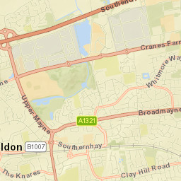 Basildon Street Map