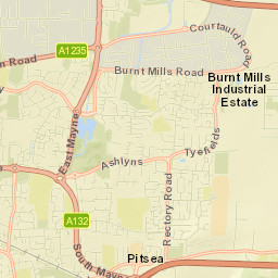 Pitsea Street Map