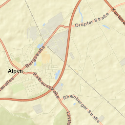 Alpen Street Map