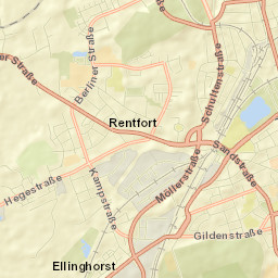 Gladbeck Street Map