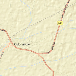 Odolanów Street Map