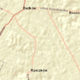 Będków Street Map