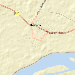 Stężyca Street Map