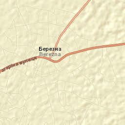 Berezna Street Map