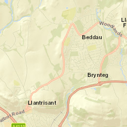 1 Chalfont Close, Beddau, Pontypridd, Rhondda Street Map