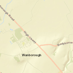 Wanborough Street Map