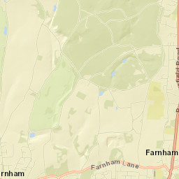 Farnham Royal Street Map