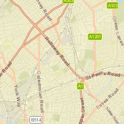 Holloway Street Map