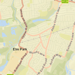 Hornchurch Street Map