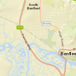 South Benfleet Street Map