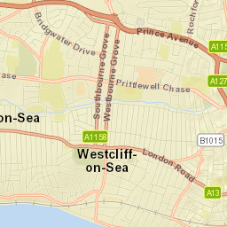 Westcliff-on-Sea Street Map