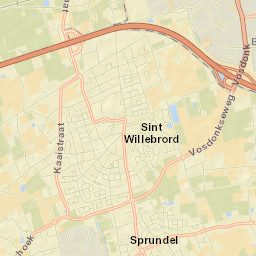 Sint Willebrord Street Map