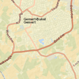 Gemert Street Map