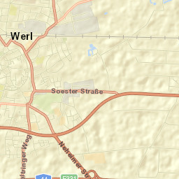Werl Street Map