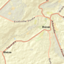 Büren Street Map
