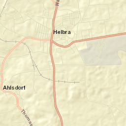 Helbra Street Map