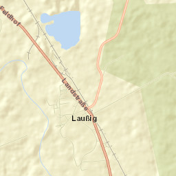 Laußig Street Map