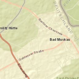 Bad Muskau Street Map