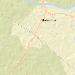 Małomice Street Map